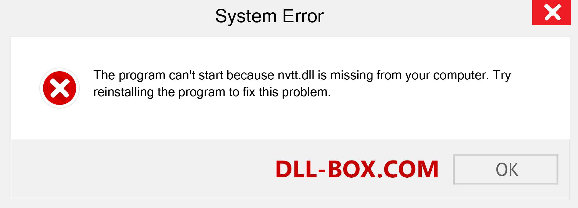  nvtt.dll file is missing?. Download for Windows 7, 8, 10 - Fix  nvtt dll Missing Error on Windows, photos, images